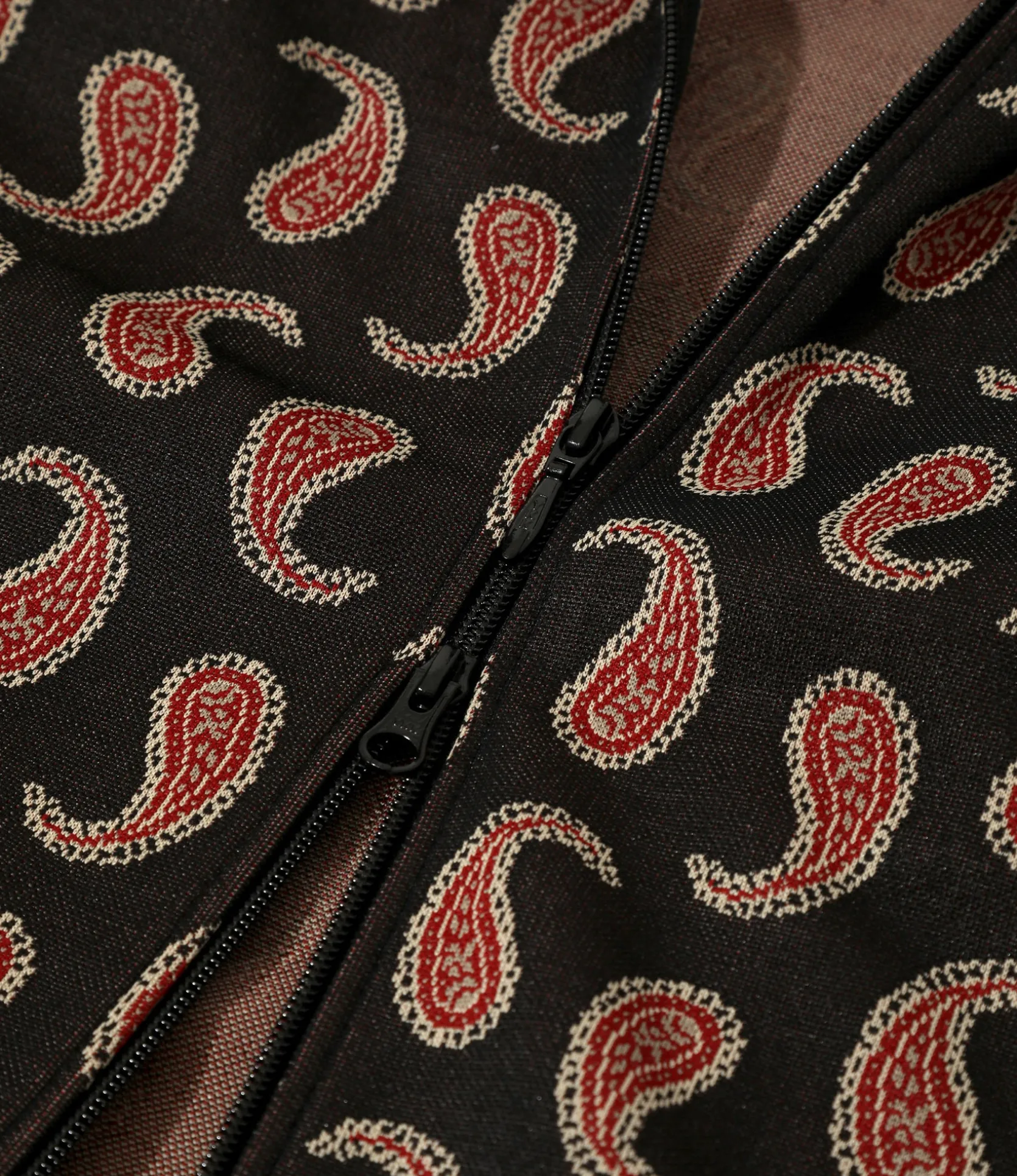 Track Jacket - Paisley - Poly Jacquard