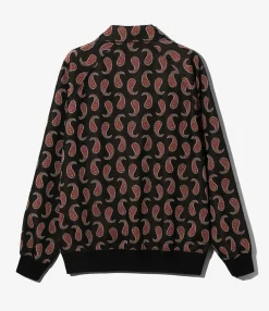 Track Jacket - Paisley - Poly Jacquard