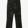 Track Pant - Black - Pile Jacquard / Spider Web