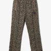 Track Pant - Leopard - Poly Jacquard