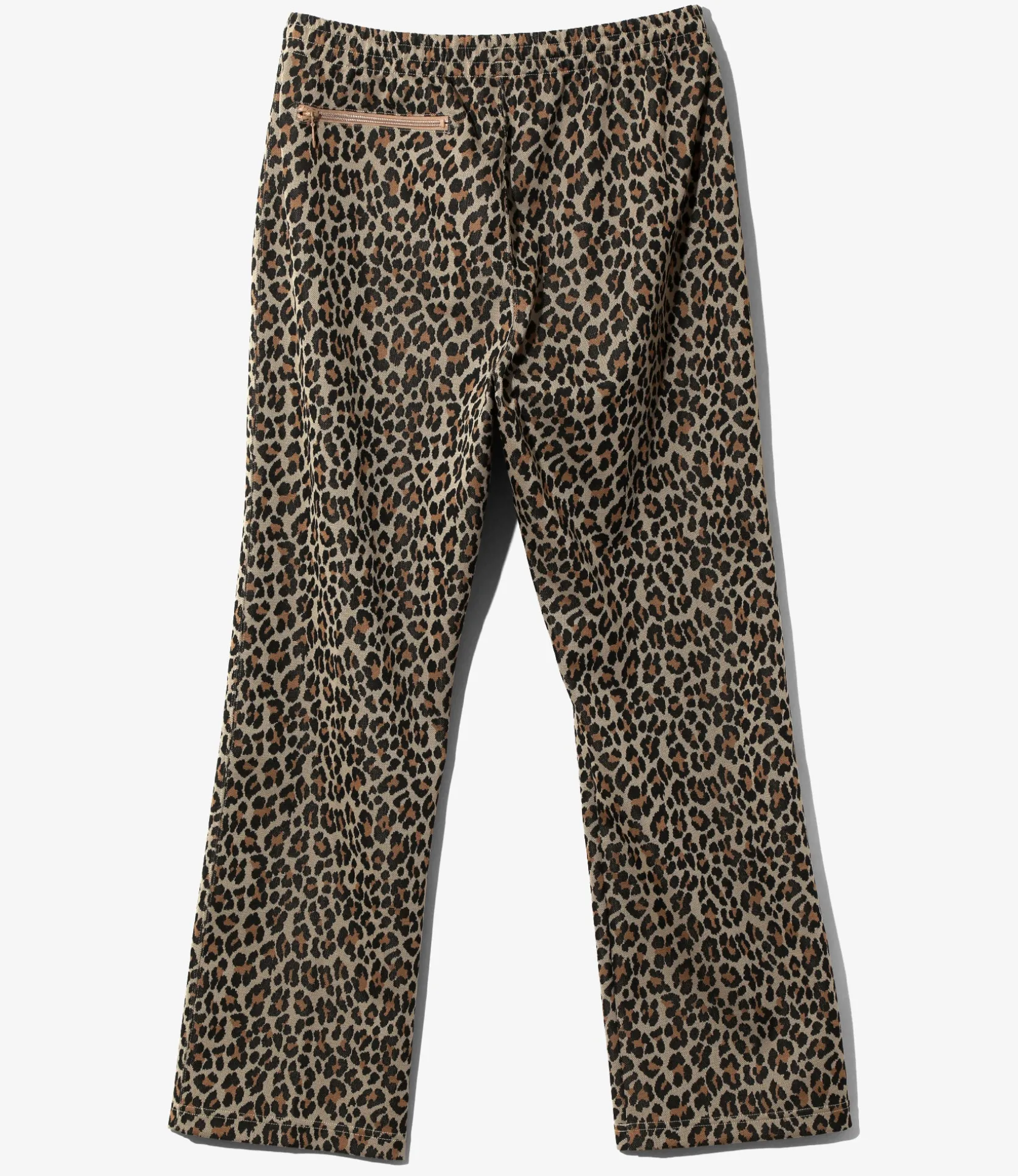 Track Pant - Leopard - Poly Jacquard