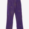 Track Pant - Purple - Pile Jacquard / Spider Web