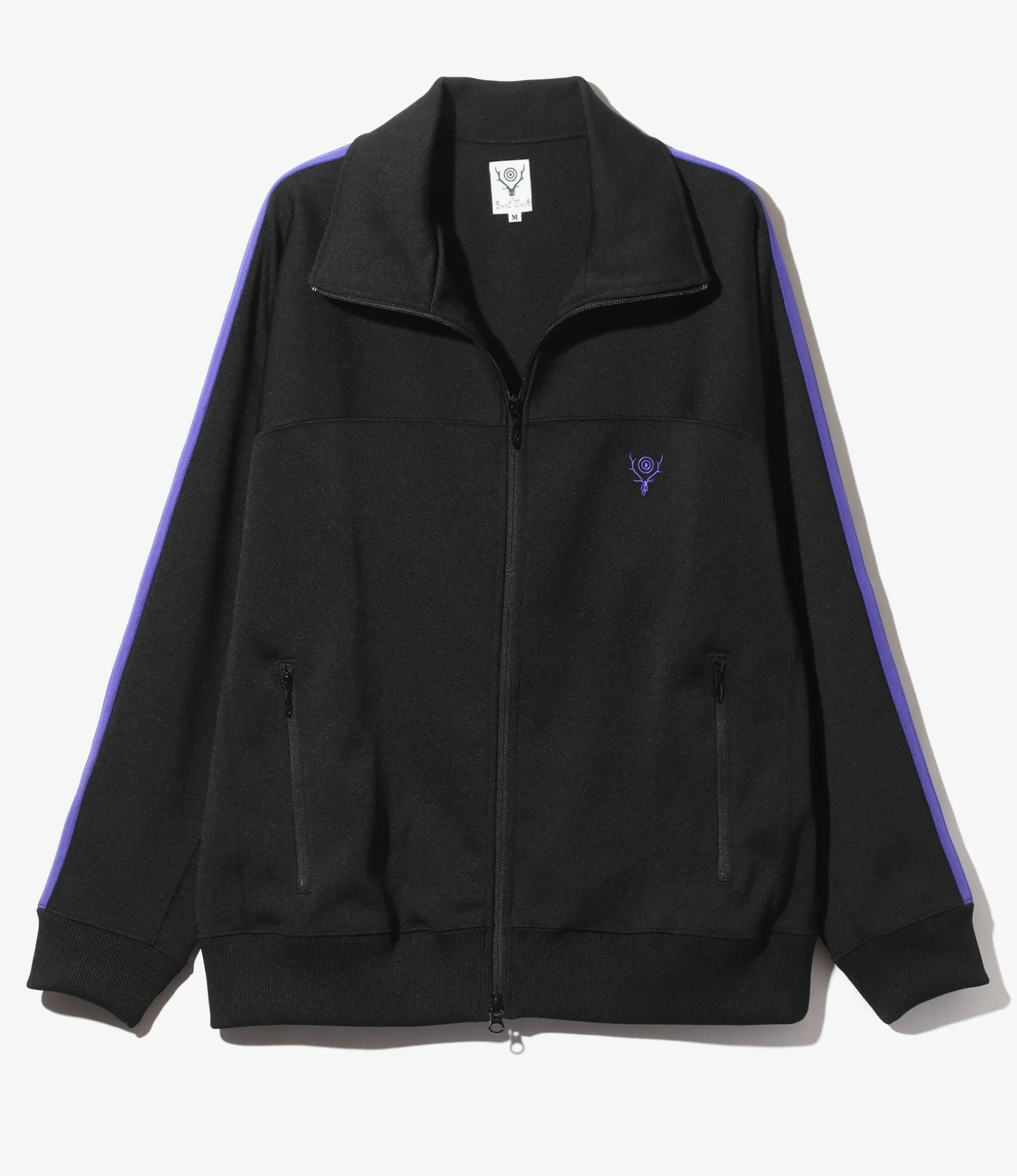 Trainer Jacket - Black - Poly Smooth