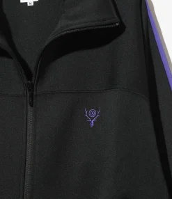 Trainer Jacket - Black - Poly Smooth