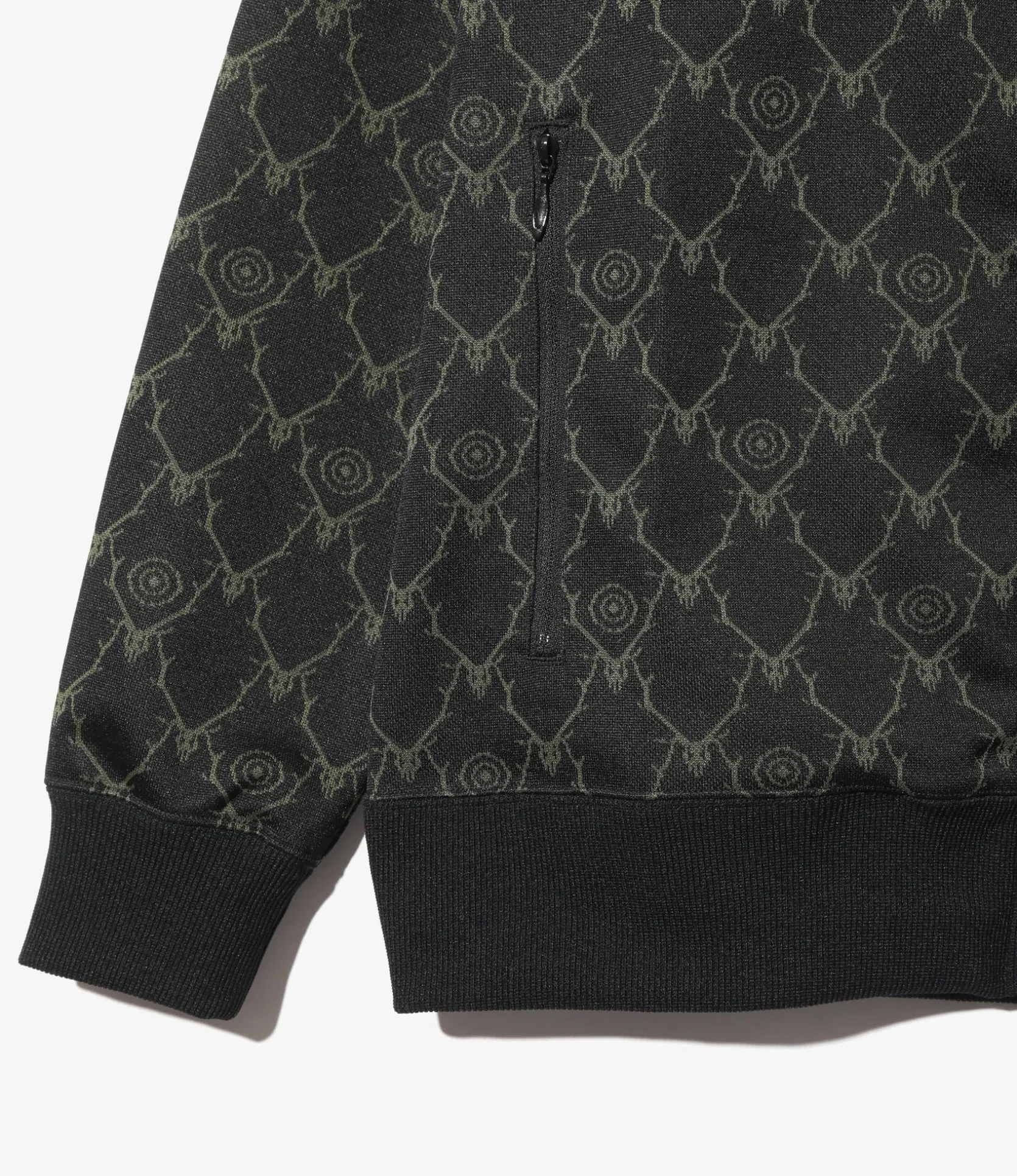 Trainer Jacket - Black - Poly Jq. / Skull&Target