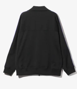 Trainer Jacket - Black - Poly Smooth