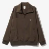Trainer Jacket - Brown - Poly Smooth