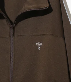 Trainer Jacket - Brown - Poly Smooth