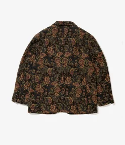 Trans Jacket - Black/Gold CP Floral Jacquard