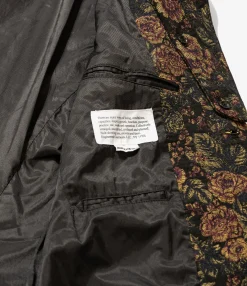 Trans Jacket - Black/Gold CP Floral Jacquard