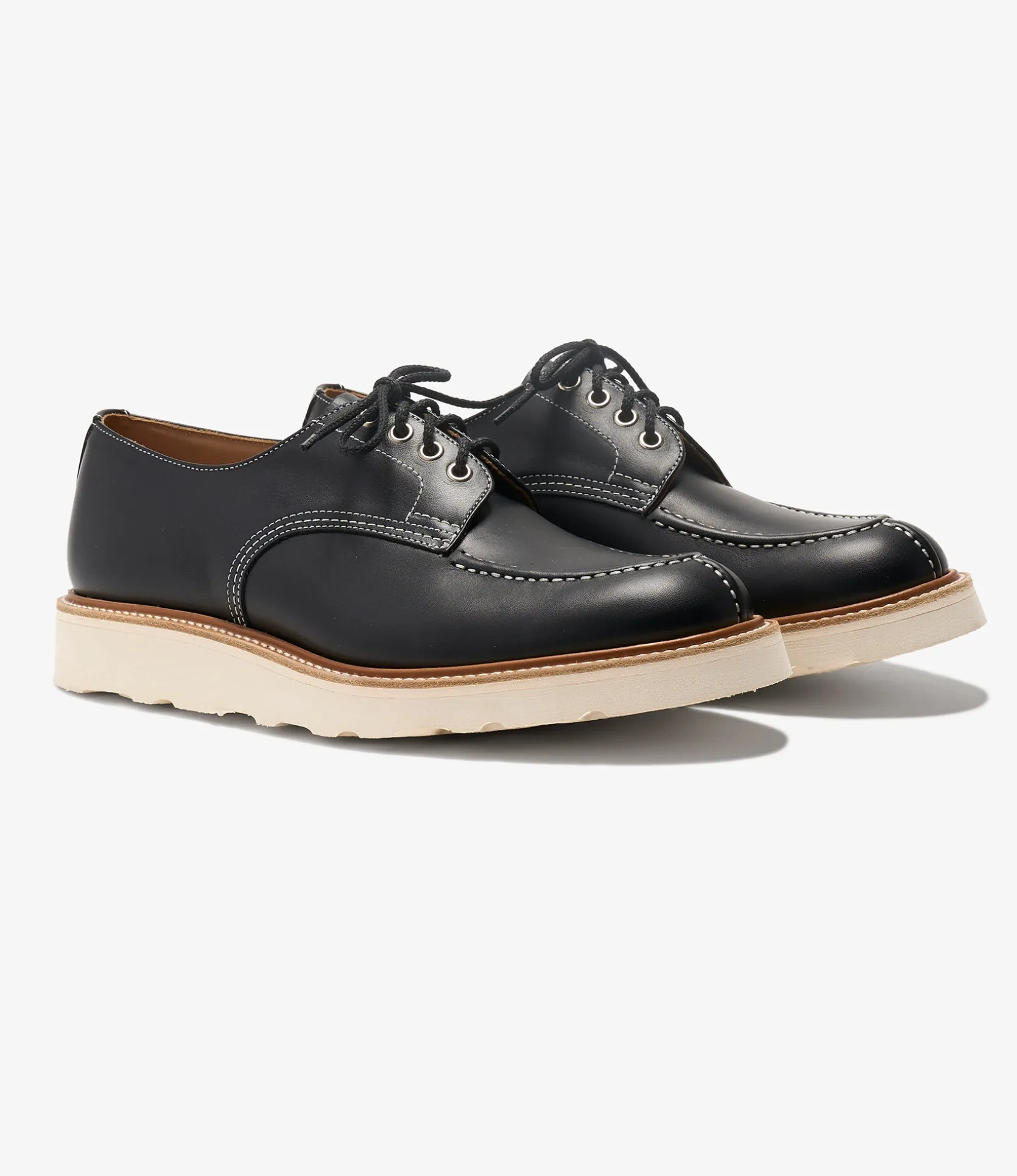Tricker's x EG - Black Hand Sewn Derby