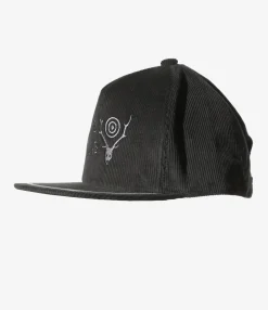 Trucker Cap - Black - 11W Corduroy