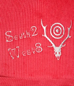 Trucker Cap - Red - 11W Corduroy