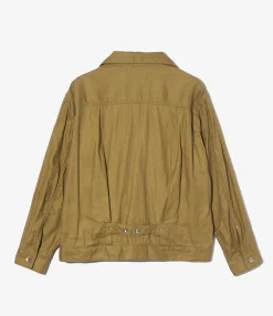 Trucker Jacket - Khaki CL Java Cloth