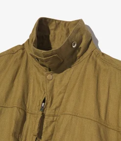 Trucker Jacket - Khaki CL Java Cloth