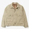 Trucker Jacket - Khaki 13oz Broken Denim