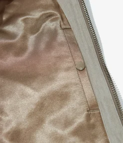 Trucker Jacket - Khaki 13oz Broken Denim