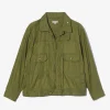 Trucker Jacket - Olive CL Java Cloth