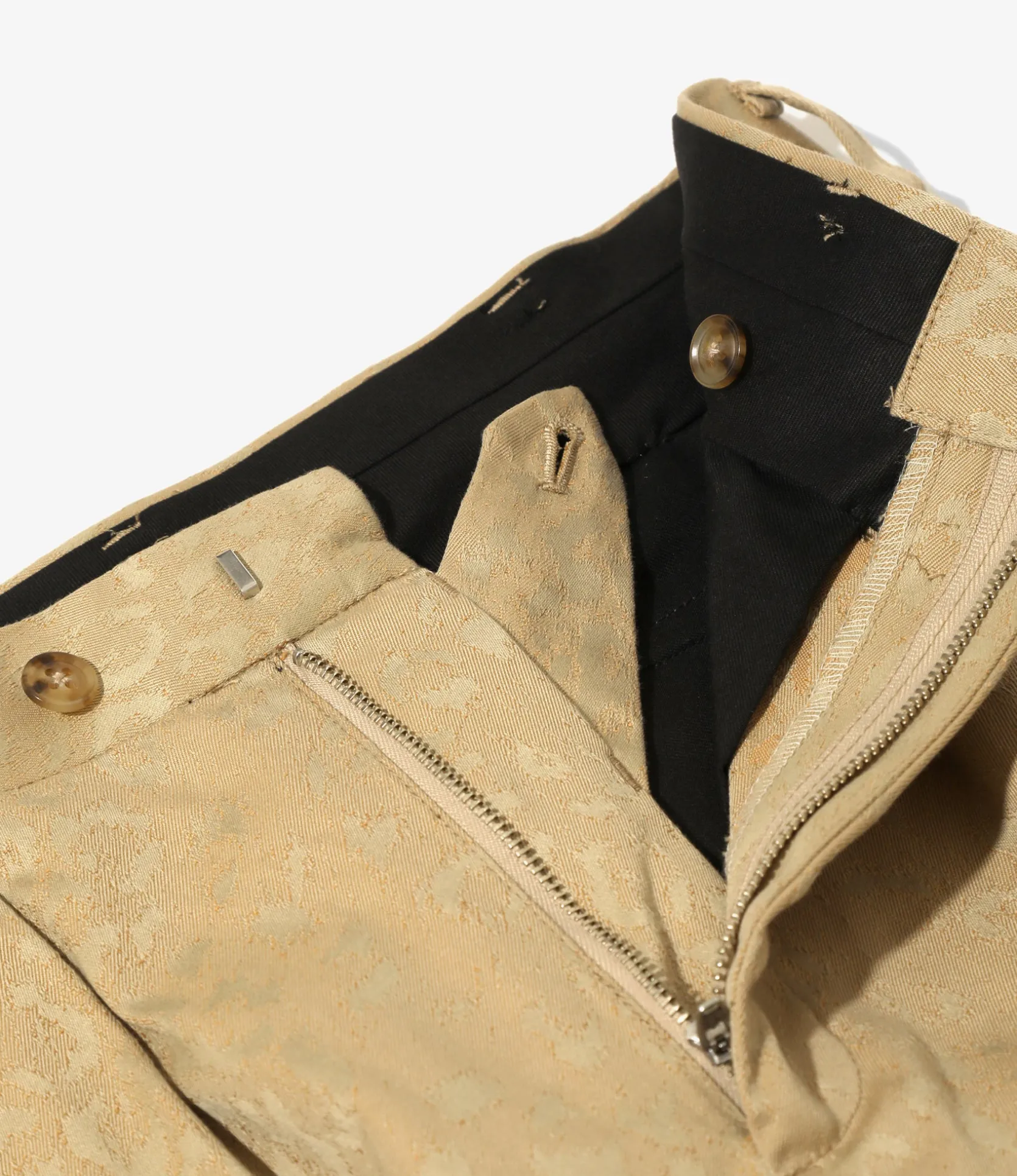 Tucked Buggy Pant - Khaki - Cotton Leopard Jq