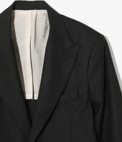 Tuxedo Jacket - Black - Wool Python Jacquard