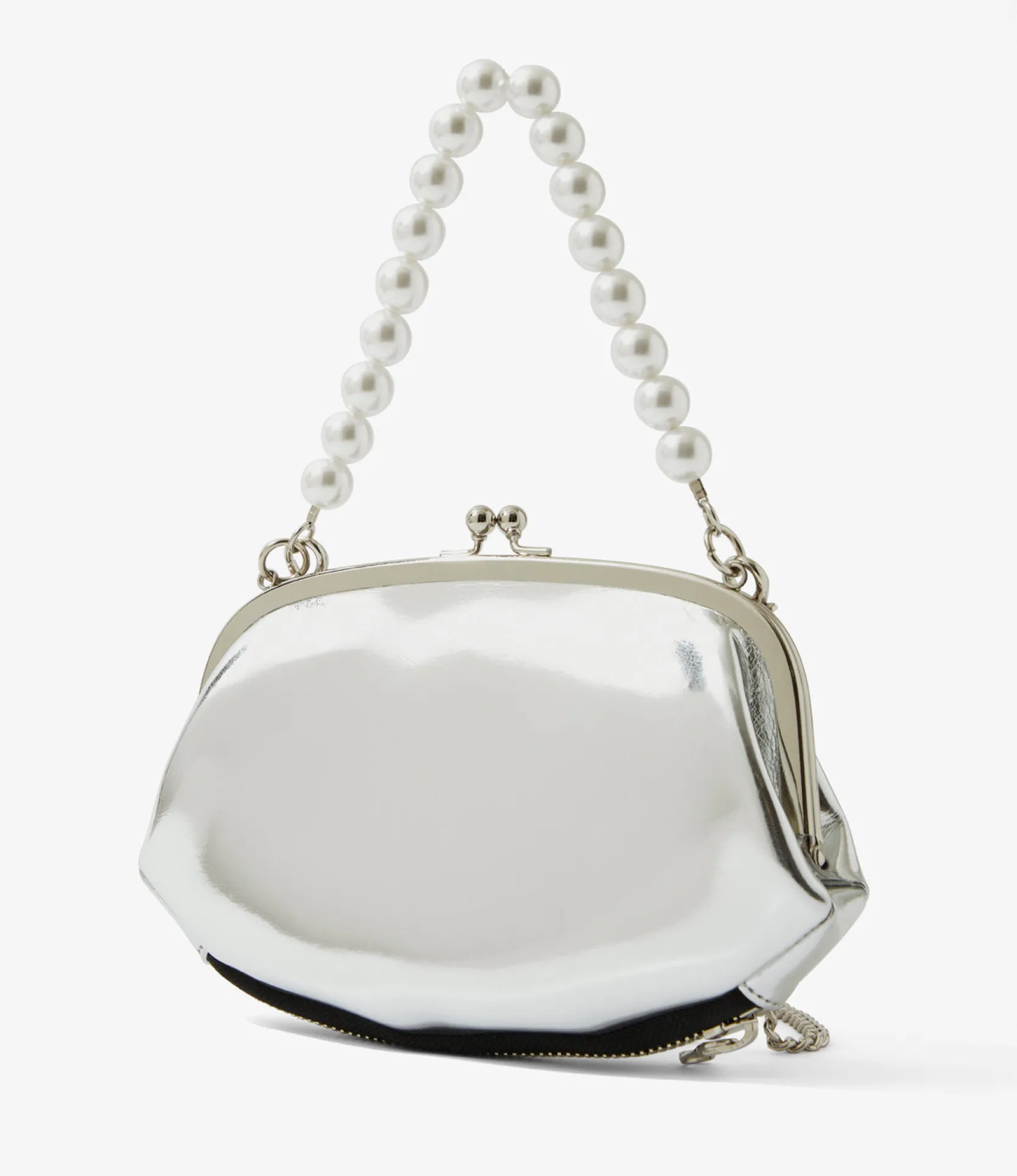 Two-way GAMAGUCHI Bag - Silver