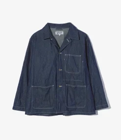 Utility Jacket - Indigo Industrial 8oz Denim