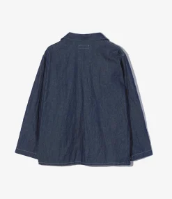 Utility Jacket - Indigo Industrial 8oz Denim