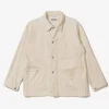 Utility Jacket - Natural Cotton Heavy Basketweave
