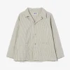 Utility Jacket - Navy/Natural Cotton Seersucker
