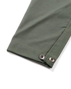 Utility Jacket - Olive Cotton Reverse Sateen