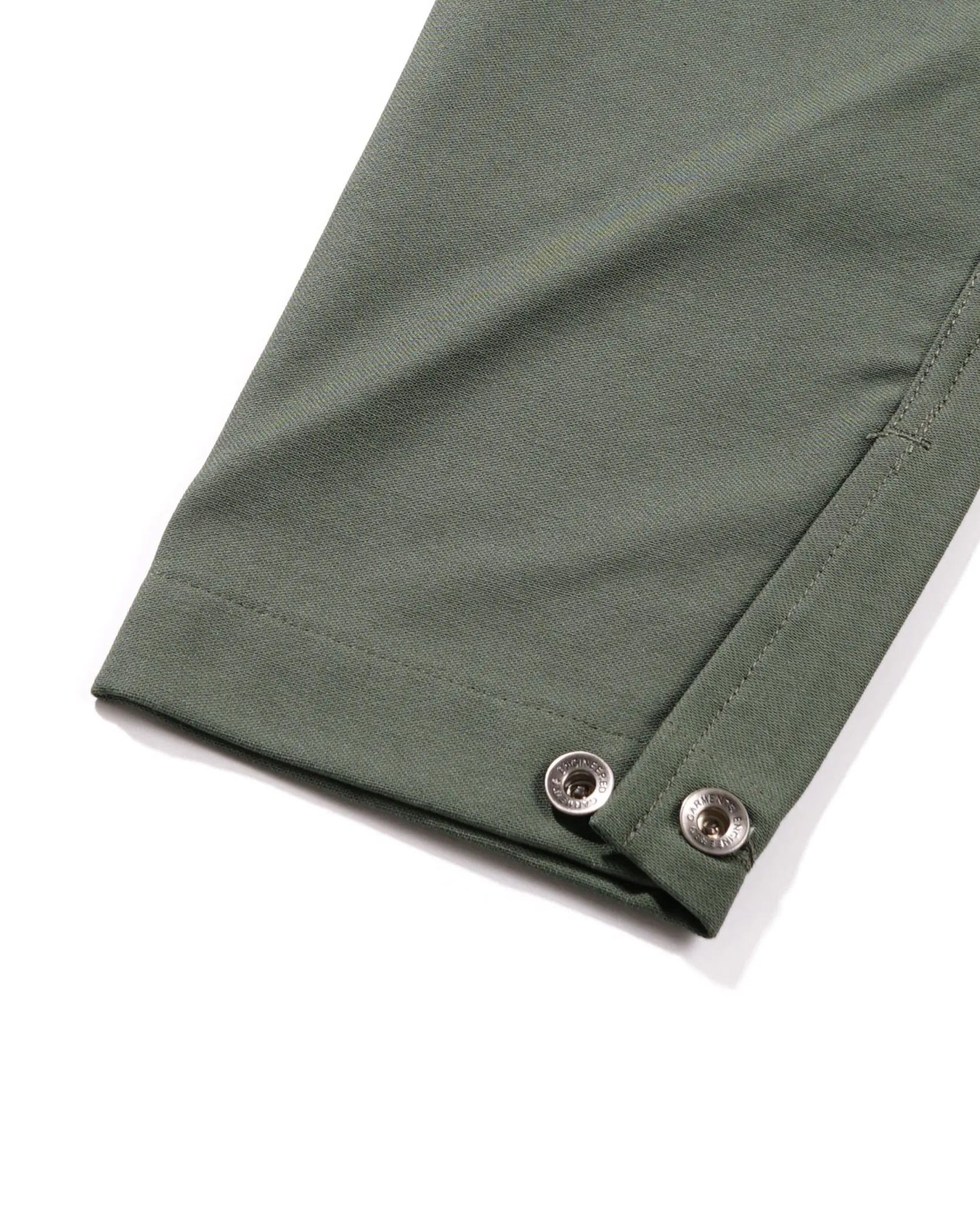 Utility Jacket - Olive Cotton Reverse Sateen
