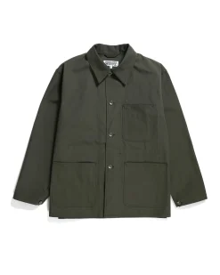 Utility Jacket - Olive Heavyweight Cotton Ripstop