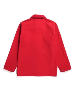 Utility Jacket - Red Heavyweight Cotton Ripstop