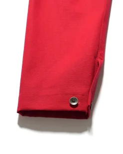 Utility Jacket - Red Heavyweight Cotton Ripstop