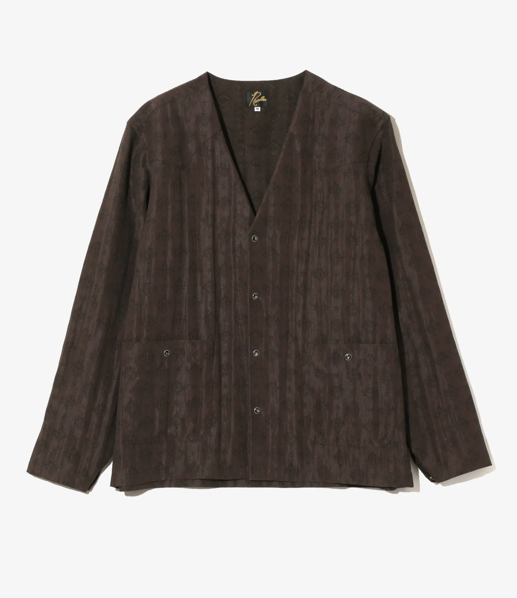 V-Neck Cowboy Shirt - Bordeaux - Bright Foulard