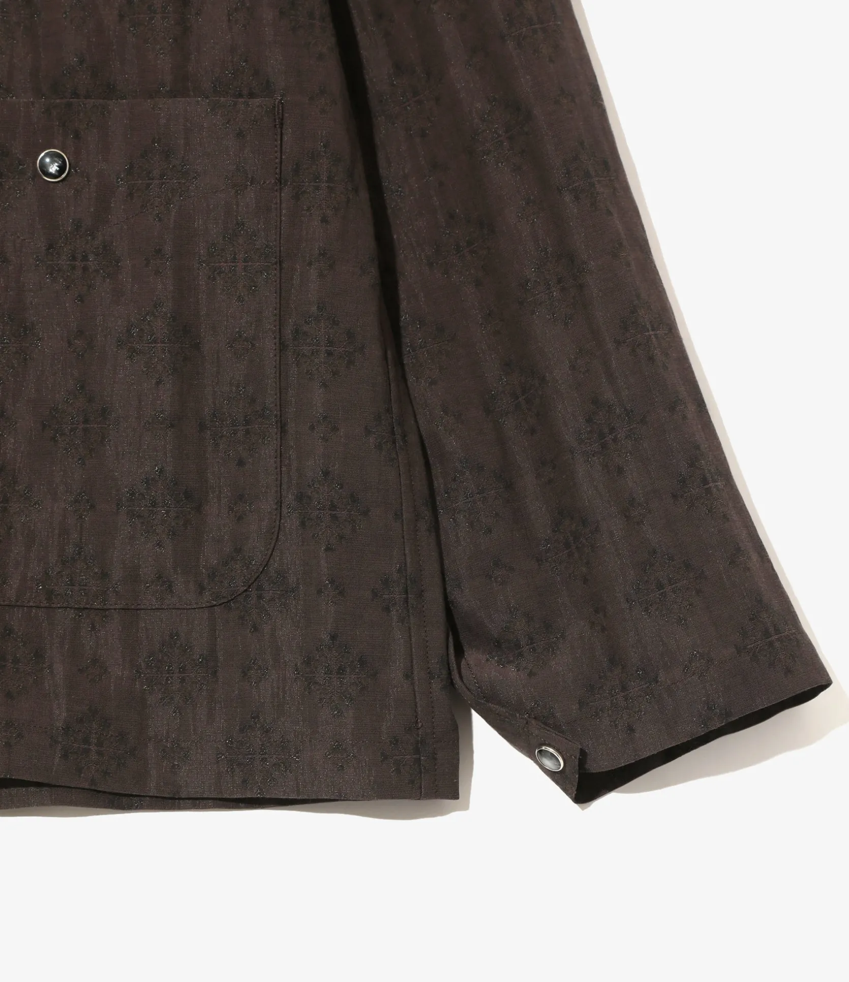 V-Neck Cowboy Shirt - Bordeaux - Bright Foulard