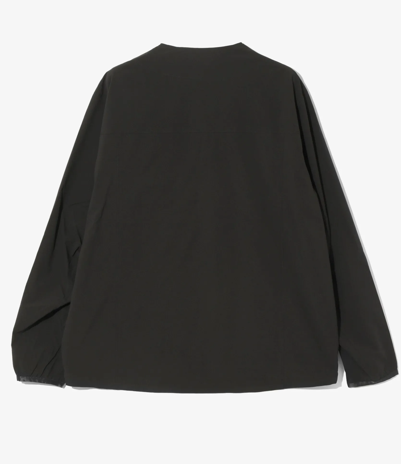 Warm Up V-Neck Jacket - Black - Poly Ripstop