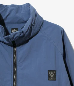 Weather Effect Jacket - Blue - Nylon Taffeta