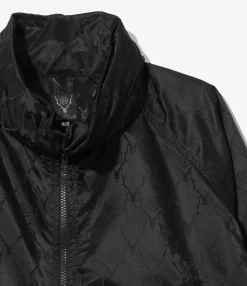 Weather Effect Jacket - Black - Jacquard Sateen / Skull&Target