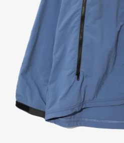 Weather Effect Jacket - Blue - Nylon Taffeta