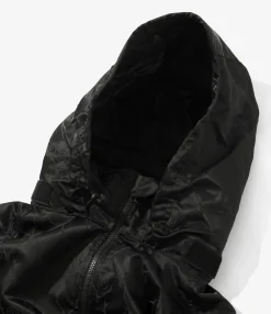Weather Effect Jacket - Black - Jacquard Sateen / Skull&Target
