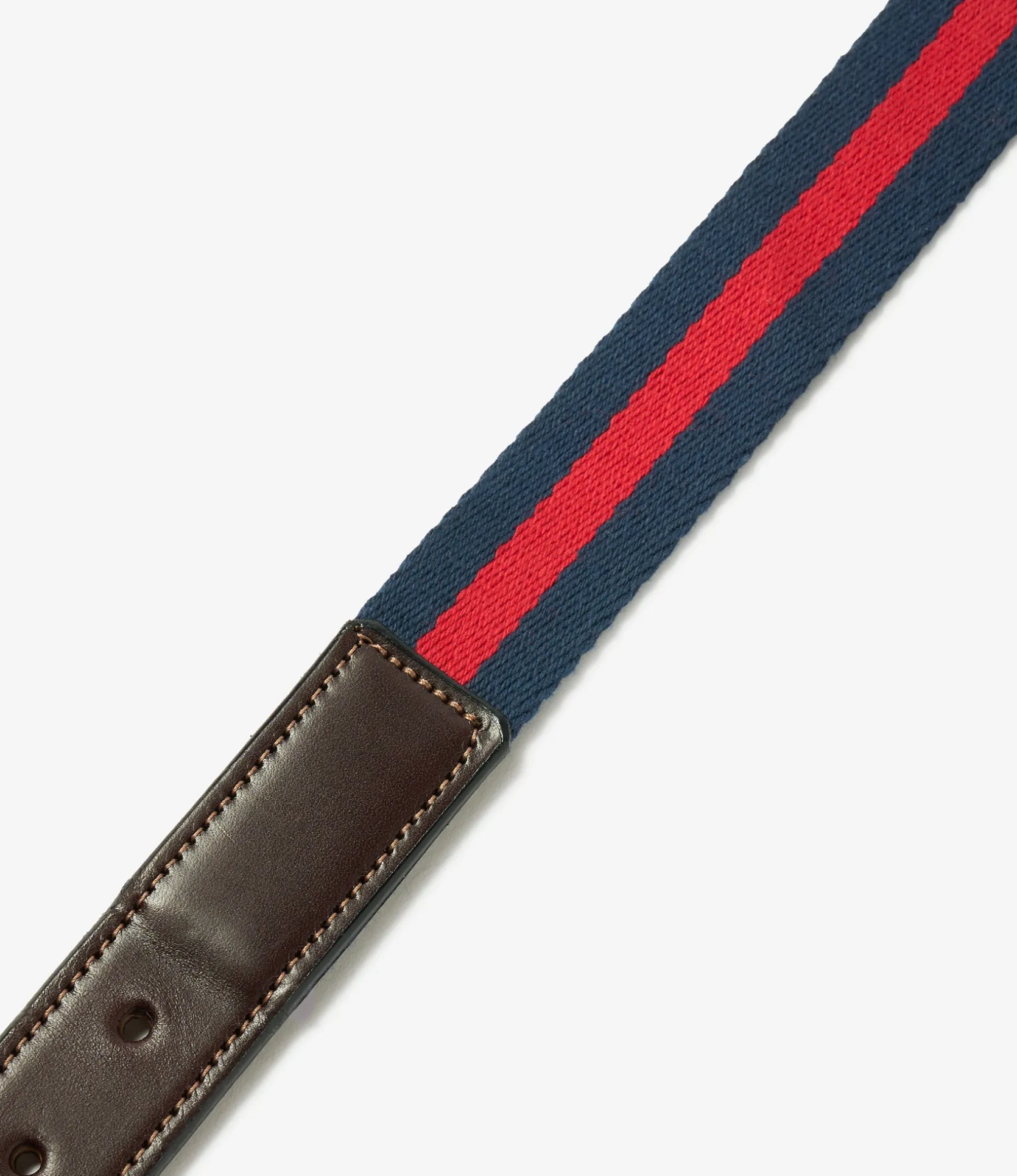 Webbing Belt - Red / Navy Stripe