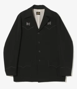 Western Leisure Jacket - Black - Poly Double Cloth