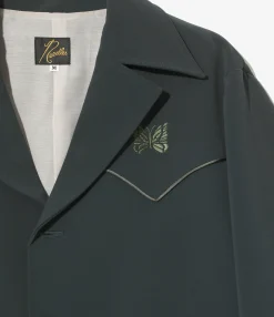 Western Leisure Jacket - Green - Poly Double Cloth