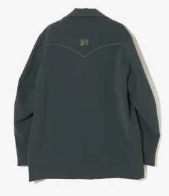 Western Leisure Jacket - Green - Poly Double Cloth