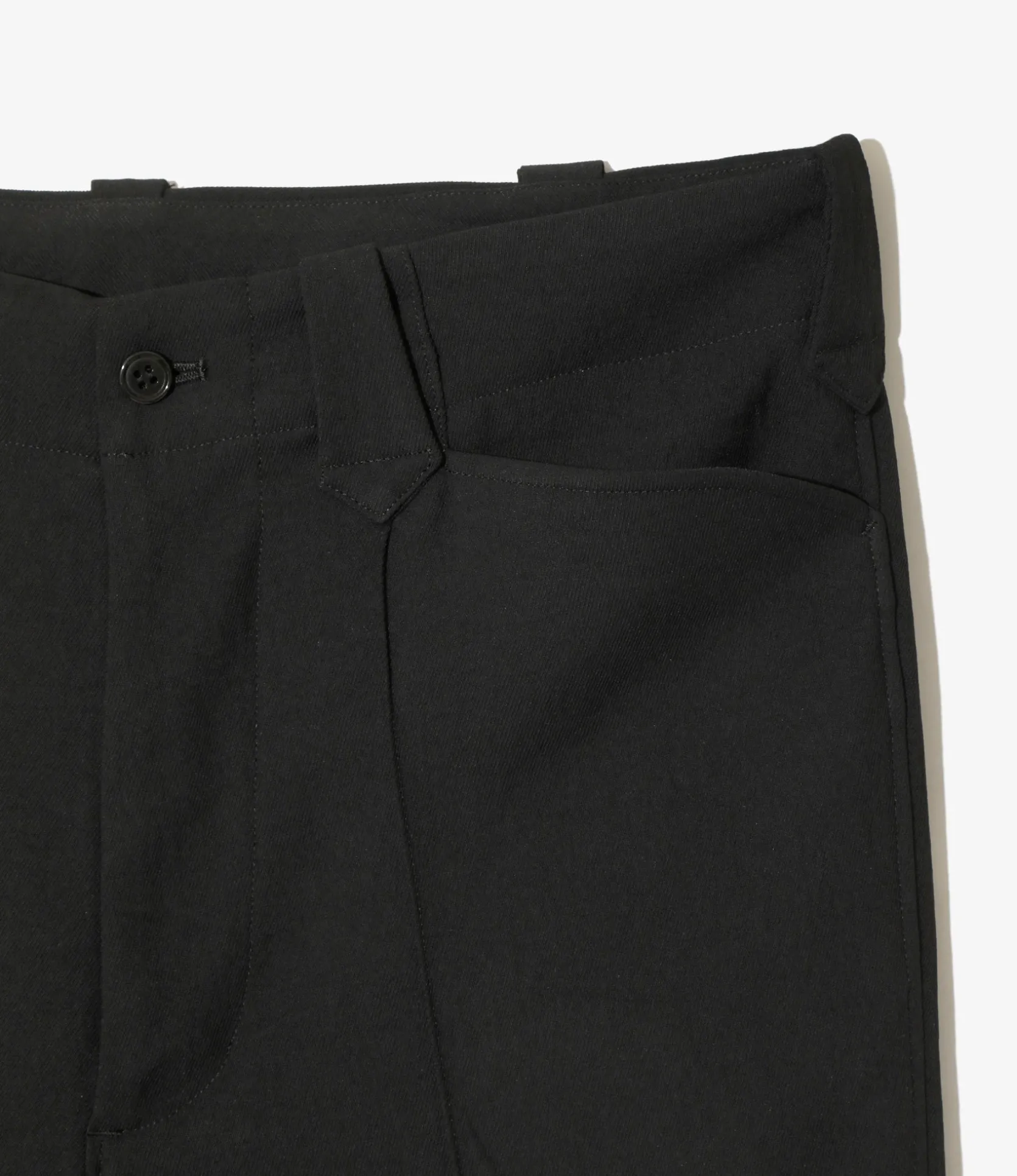 Western Leisure Pant - Black - Poly Twill
