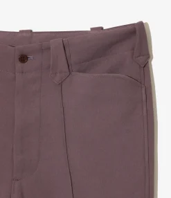 Western Leisure Pant - Purple - Poly Twill