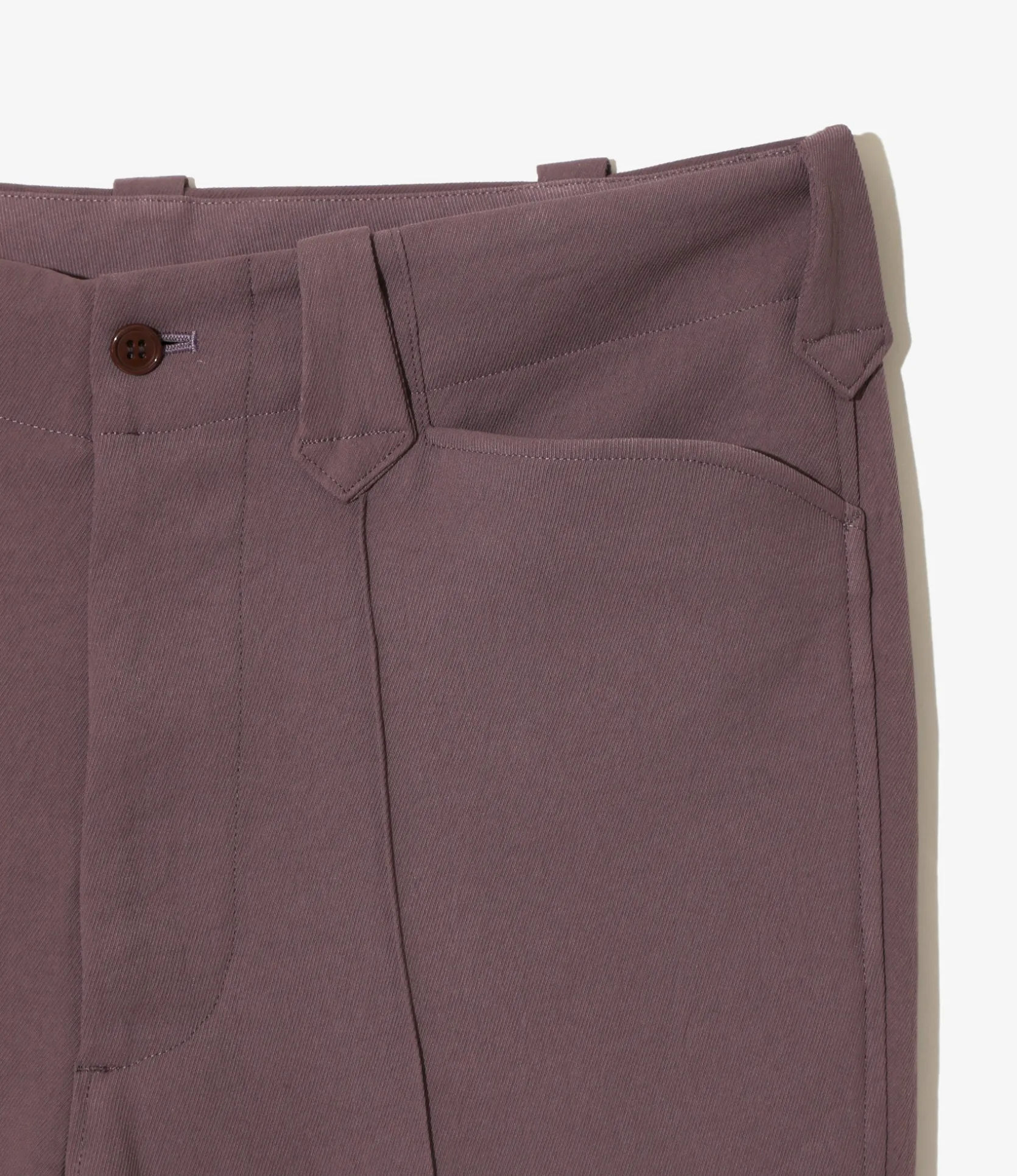 Western Leisure Pant - Purple - Poly Twill