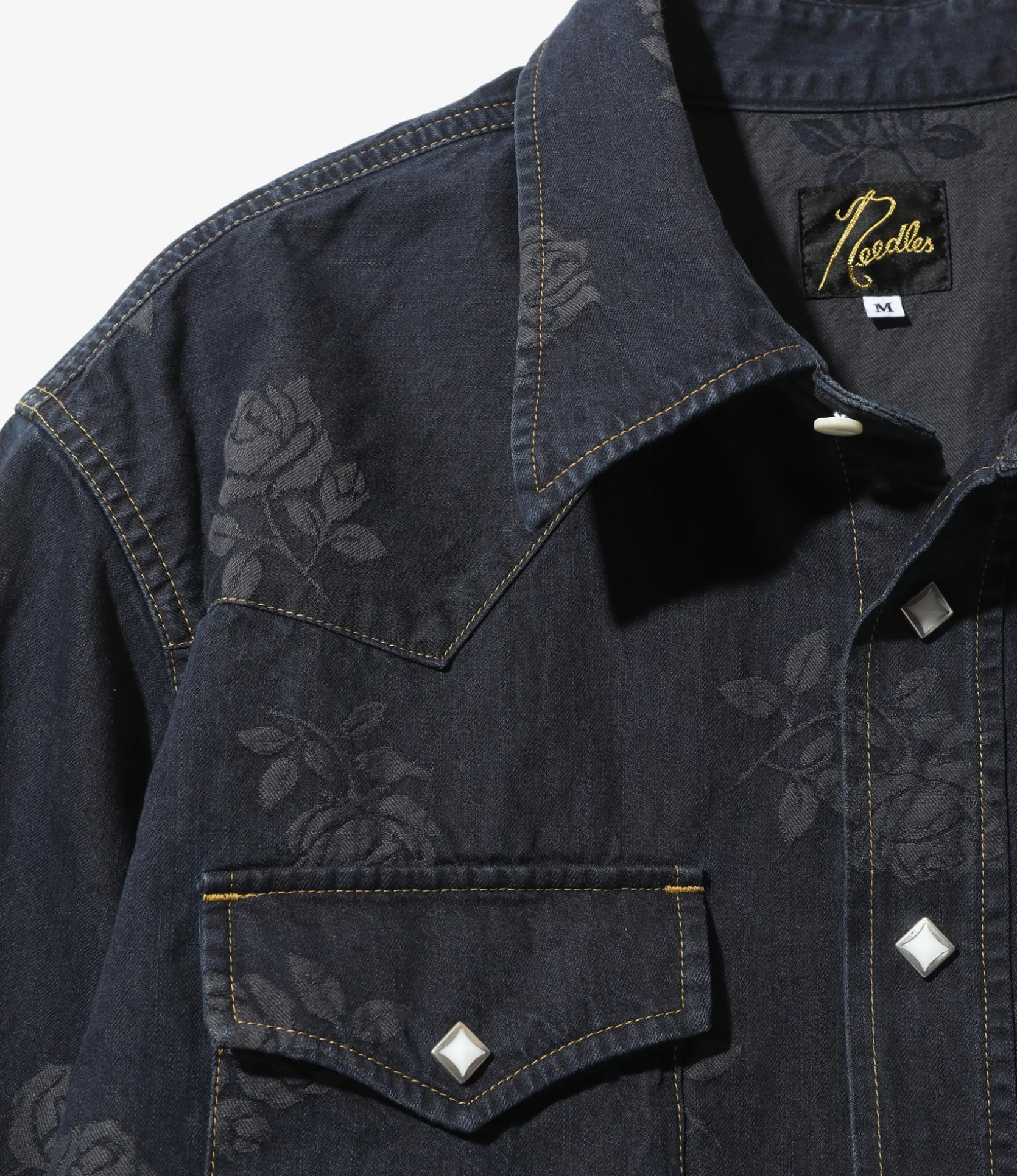 Western Shirt - Indigo - 8oz Denim / Rose Jq.