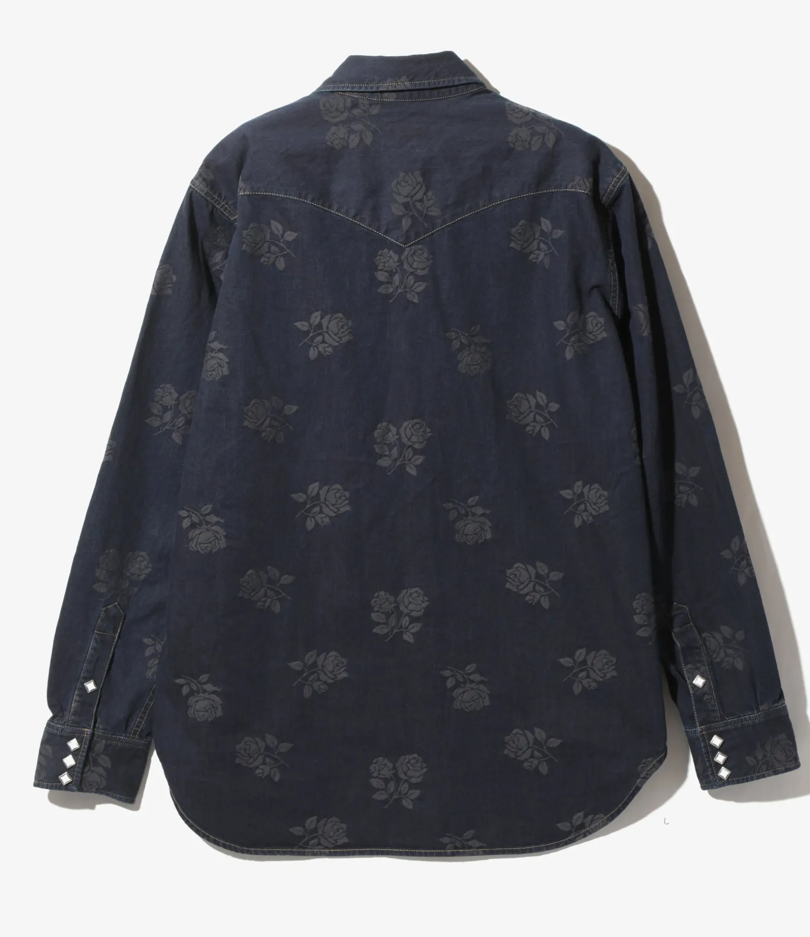 Western Shirt - Indigo - 8oz Denim / Rose Jq.